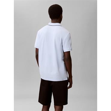 Calvin Klein Refined Pique Tipped Polo Sky