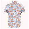 A Fish Named Fred Island Short Sleeve Shirt Orange