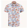 A Fish Named Fred Island Short Sleeve Shirt Orange
