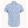 A Fish Named Fred Saling Boats Short Sleeve Shirt Blue
