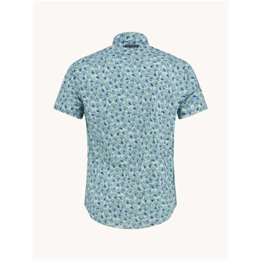 A Fish Named Fred Painting Pallettes Short Sleeve Shirt Thyme