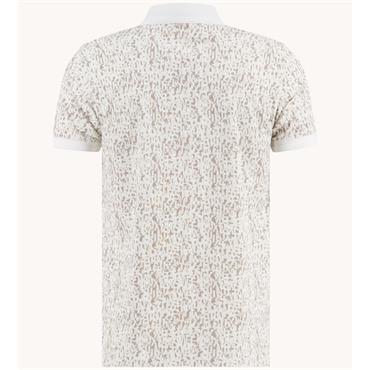 A Fish Named Fred Letters Polo Tee Sand