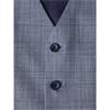 Daniel Grahame Daryl Check Waistcoat Grey