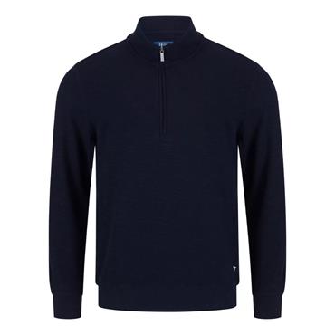 Drifter Quater-Zip Sweater Navy