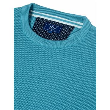 Drifter Crew Neck Jumper Turquoise