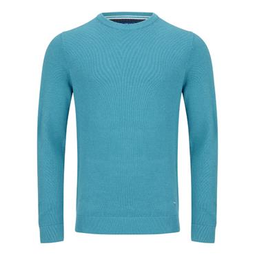 Drifter Crew Neck Jumper Turquoise