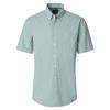 Casa Moda Stripe Short Sleeve Shirt Green