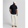 Lyle & Scott Short Sleeve Oxford Shirt Navy