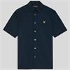 Lyle & Scott Short Sleeve Oxford Shirt Navy