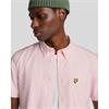 Lyle & Scott Short Sleeve Oxford Shirt Pink