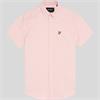 Lyle & Scott Short Sleeve Oxford Shirt Pink