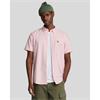 Lyle & Scott Short Sleeve Oxford Shirt Pink