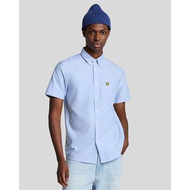Lyle & Scott Short Sleeve Oxford Shirt Riviera