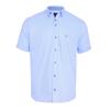 André Barrow Check Short Sleeve Shirt  Blue