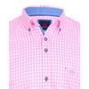 André Barrow Check Short Sleeve Shirt  Pink