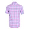 André Dee Short Sleeve Check Shirt Pink