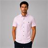 Tom Penn Shirt Sleeve Oxford Stripe Shirt Pink