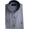 Tom Penn Shirt Sleeve Oxford Stripe Shirt Sky