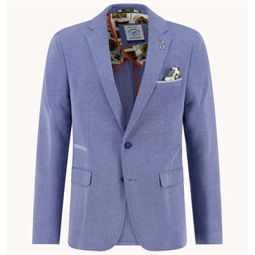A Fish Named Fred Fred's Art Gallery Blazer Blue