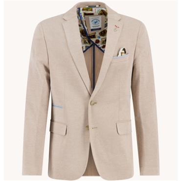 A Fish Named Fred Fred's Art Gallery Blazer Sand