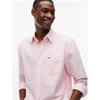 Tommy Jeans Stripe Oxford Shirt Pink