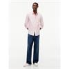 Tommy Jeans Stripe Oxford Shirt Pink