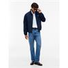 Tommy Jeans Stripe Oxford Shirt Blue Tide