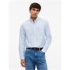 Tommy Jeans Stripe Oxford Shirt Blue Tide