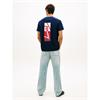 Tommy Jeans Sign Block Tee Navy