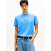 Tommy Jeans Sign Block Tee Blue