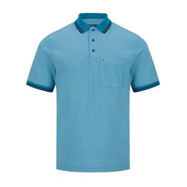 Drifter Tipped Polo Teal