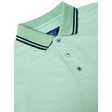 Drifter Tipped Polo Green