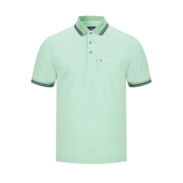 Drifter Tipped Polo Green