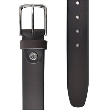 Miguel Bellido Leather Jeans Belt Black