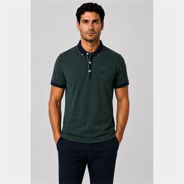 Tom Penn Melange Polo Green