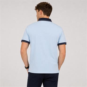 Tom Penn Melange Polo Sky