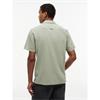 Tommy Jeans Linen Short Sleeve Shirt Olive