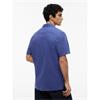 Tommy Jeans Linen Short Sleeve Shirt Blue Storm
