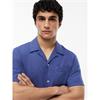 Tommy Jeans Linen Short Sleeve Shirt Blue Storm