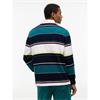 Tommy Jeans Stripe Rugby Shirt Navy
