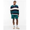 Tommy Jeans Stripe Rugby Shirt Navy
