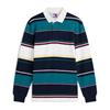 Tommy Jeans Stripe Rugby Shirt Navy