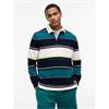 Tommy Jeans Stripe Rugby Shirt Navy