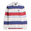 Tommy Jeans Stripe Rugby Shirt Ecru