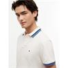 Tommy Hilfiger Contrast Collar Cuff Polo Ivory
