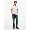 Tommy Hilfiger Contrast Collar Cuff Polo Ivory
