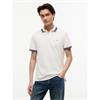 Tommy Hilfiger Contrast Collar Cuff Polo Ivory