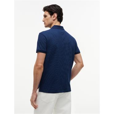 Tommy Hilfiger Contrast Collar Cuff Polo Navy