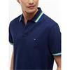 Tommy Hilfiger Contrast Collar Cuff Polo Navy