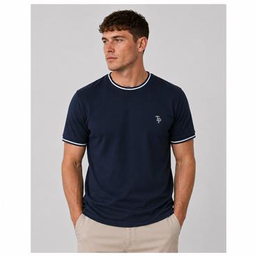 Tom Penn Trim T Shirt Navy